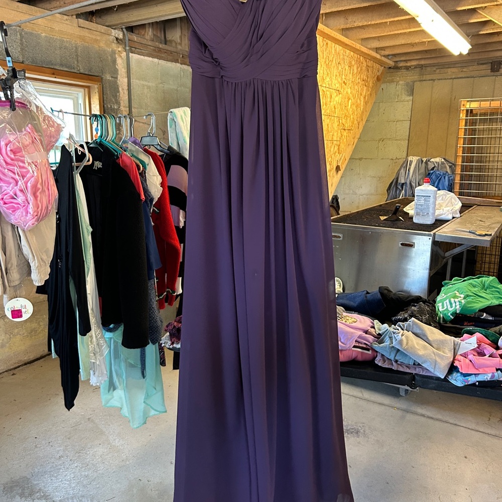 Elegant Purple Evening Gown